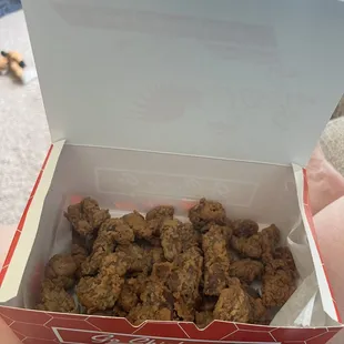 Half order of chicken gizzards.  Definitely not worth $6.23.