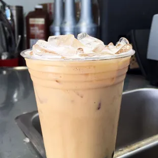 Coffee Milk Tea With Boba.
