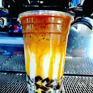 Caramel Macchiato with Coffee Jelly