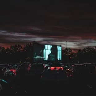 20 x 40 screen you can see from any spot! Including our beer garden!