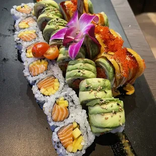 Salmon Mango Roll, Chili Roll, One Night Stand