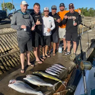 This bachelor party got to use some light tackle today