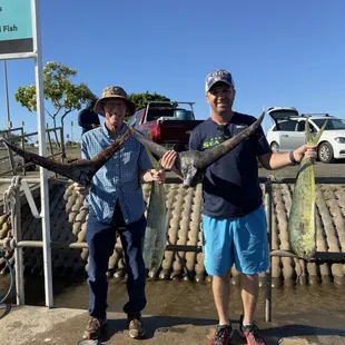 Double double trouble. 2 blue marlin and 2 mahimahi. Awesome day.