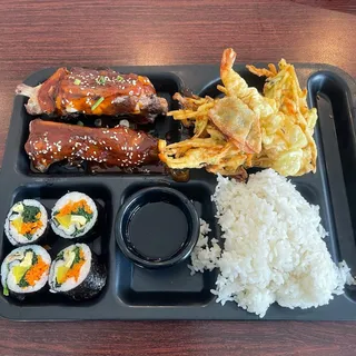 Pork Spare Ribs and Chicken Wing Tkim Combo