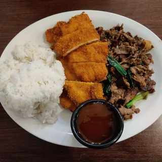 Katsu and Bulgogi Combo