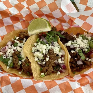 Supreme Beef Tacos