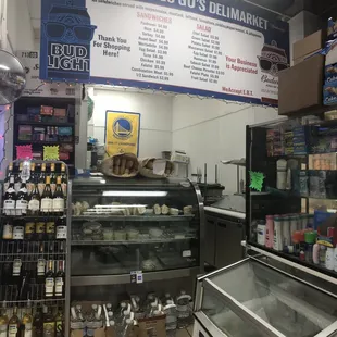 interior, bagels