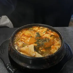 Beef Soft Tofu Soup