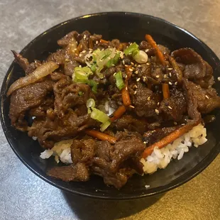 Korean BBQ Bulgogi Rice Bowl