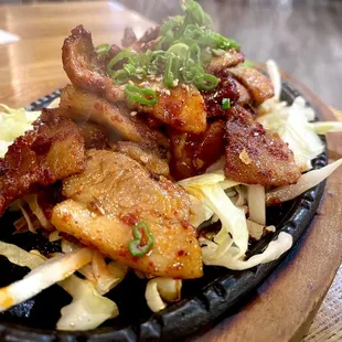 Spicy pork belly - pork was tender with wonderful flavor, a bit like &quot;twice cooked pork&quot; (02/2024)