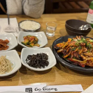 Side dishes and flavored sochu
