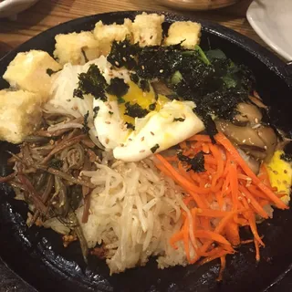 Tofu Hot Stone Bibimbap
