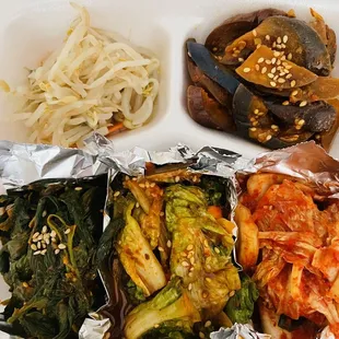 Seasonal side dishes (banchan) 2/18/22