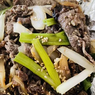 Bulgogi--generous in portion!
