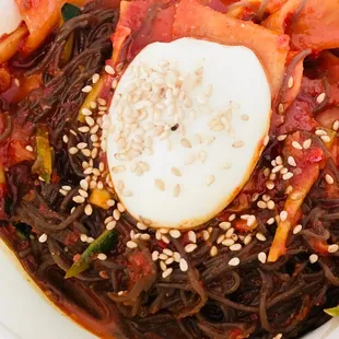 Sweet and Spicy Buckwheat Noodle (bibimnengmyun)!!