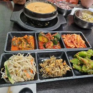 Banchan side dish with bean stew