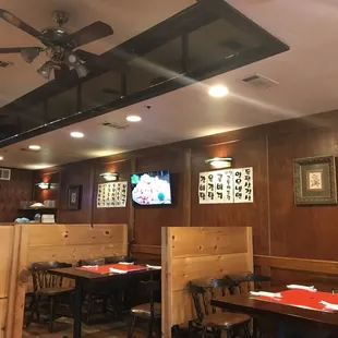 the interior of a restaurant