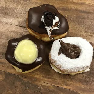 three different flavors