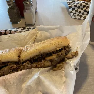 Original Cheesesteak with Mushrooms