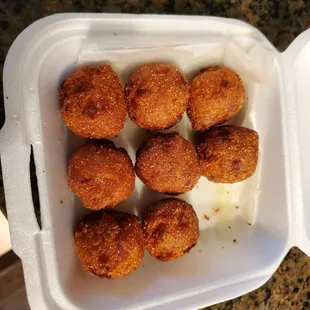 Hush puppies, delicious!