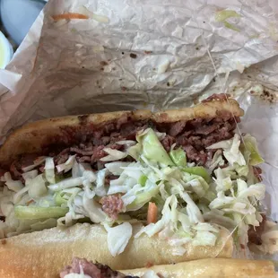 Pastrami 1/2 with slaw