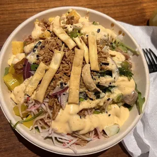 Poke Bowl with 3 Scoops of Protein