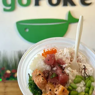 Tuna &amp; Salmon Po'ke bowl