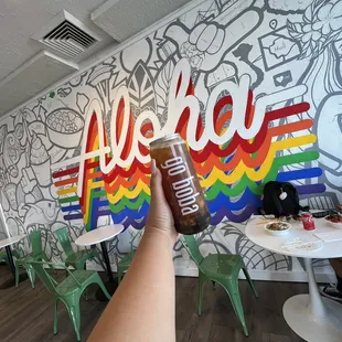 Peach Black Tea Boba