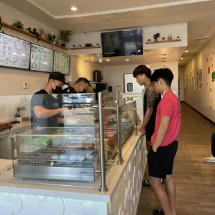 customers waiting for their order