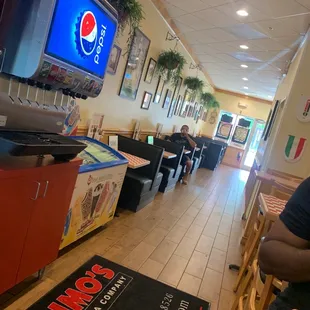  a man sitting at a table