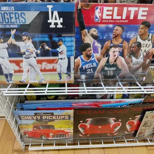 Baseball and Basketball calendars