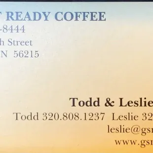 Business card