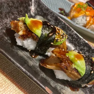 Eggplant Nigiri Sushi