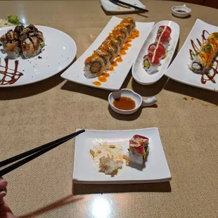 Black Widow, Double Double, Mango Tango, Lion King