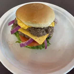 Double Angus Beef Chuck Cheeseburger