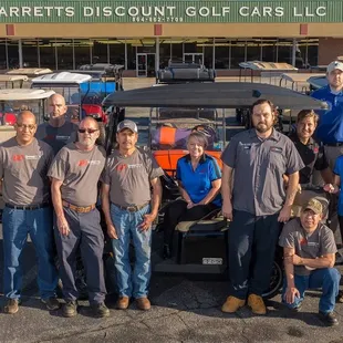 Our wonderful team at Garrett's!