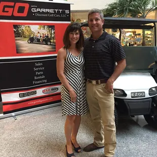 Hal and Tara Ann Garrett at Greenville Children's Hospital Radiothon, August 2016