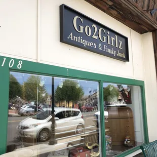 Front display window