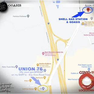 The UK based, EG Group purchased all the Mini Marts from Travel Centers of America, 2018. Which branding to go with? As of now, it's GOASIS.
