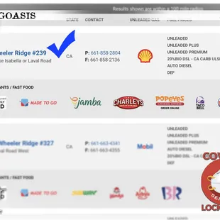 The UK based, EG Group purchased all the Mini Marts from Travel Centers of America, 2018. Which branding to go with? As of now, it's GOASIS.