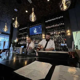 The Upscale Bar is also a nice place to sit and enjoy your meal and a cocktail.