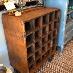 Repurposed Vintage Mail Sorter