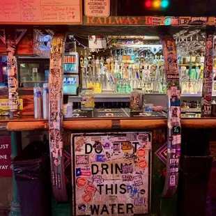 drink this water sign