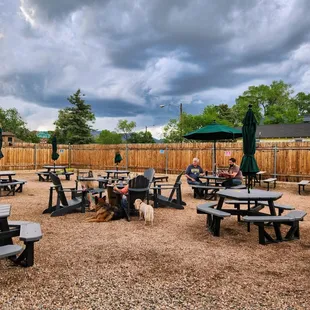 Backyard outdoor space