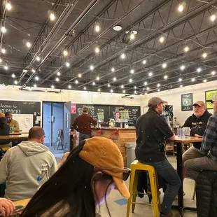 Overflow bar area