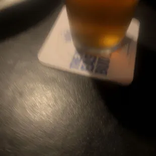 Seems like a drunk picture but only had one sip (and one beer)