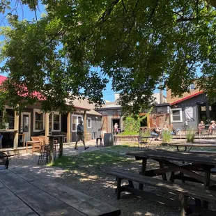 Back of the building