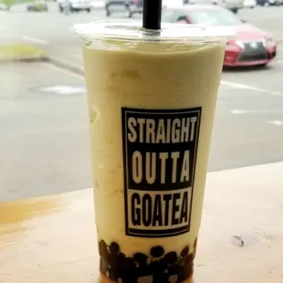 Avocado Smoothie with Boba