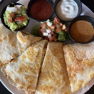 Deliciously loaded Chicken Quesadillas!