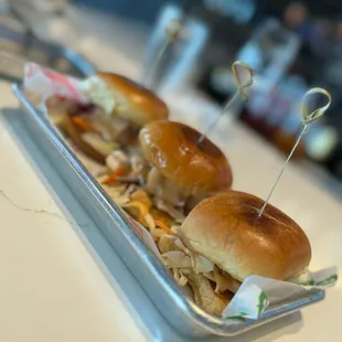 Pork sliders